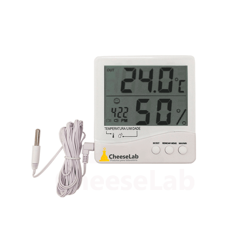 Termo-Higrômetro Digital com Sensor Externo de Temperatura