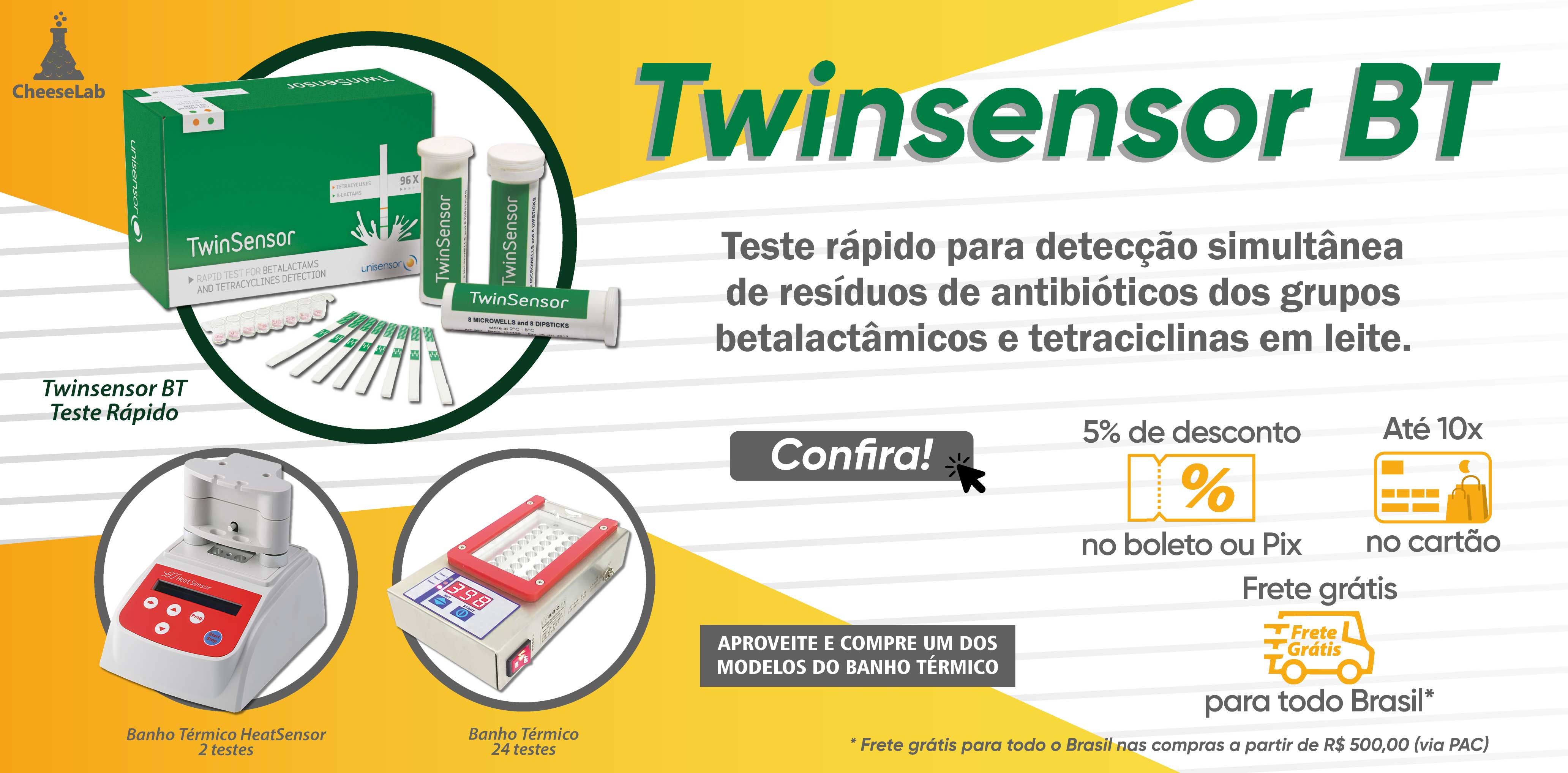 TABLET - Kit - Twinsensor e Banho térmico
